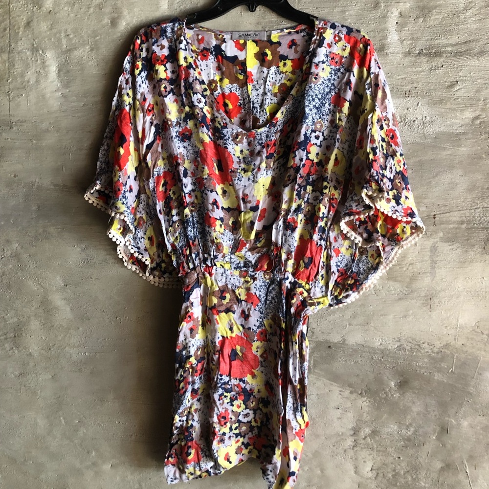 Anthropologie Floral Tunic Dress